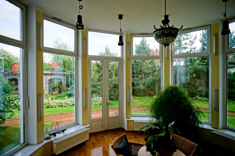 Home with Large Panoramic Windows
